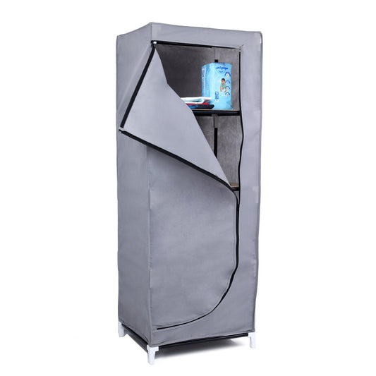 Foldable Non-Woven Fabric Cover Size 39x50x135 cm With Four Shelves